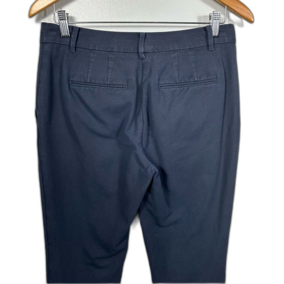 Ann Taylor Curvy Fit Classic Dark Navy Trousers Size 4 Tall Professional Career - Picture 12 of 15